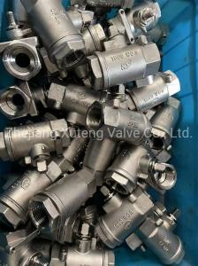 Cheap Xtv CE ISO Full Bore 1500wog BSPT Spring Return Handle 2PC Ball Valve for US Currency wholesale