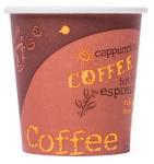 Cold Drinking 12 Ounce Paper Cups , Disposable Paper Coffee Cups With Plastic
