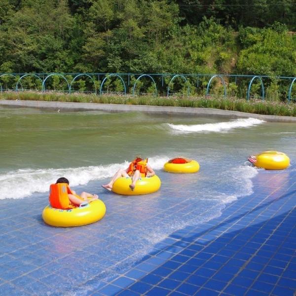 Pneumatic Artificial Summer Wave Pool Equipment 10ft For Aqua Park