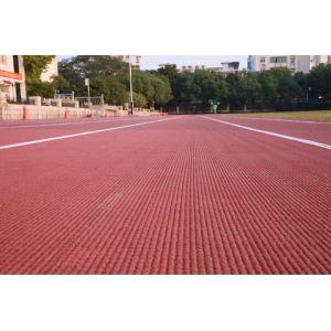 Cheap IAAF Prefabricated System Athletic Track Prefabricated Rubber Running Track Red wholesale
