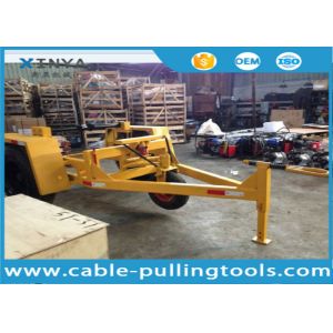 China Welded Steel Underground Cable Tools 2 Ton Cable Reel Trailer Cable Carriage Vehicle on sale