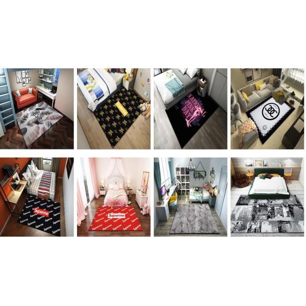 3d printing Rug and Mat size 40x60cm,12mm thickness and 1pc MOQ for indoor and outdoor