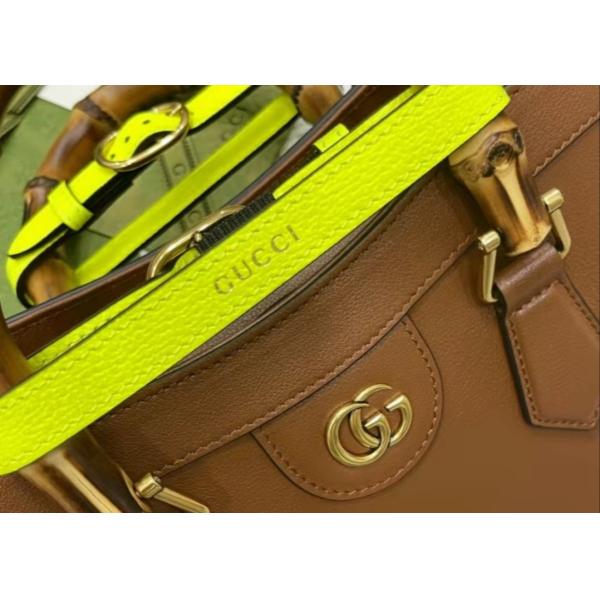 DIANA 27cm Length Bamboo Tote Bag Elegant Temperament Cross Body