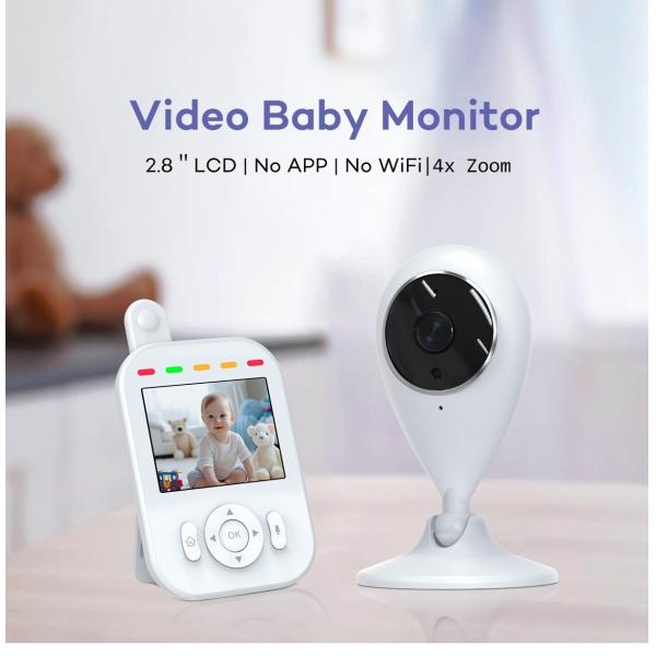2.8 Inch Baby Monitor with Night Vision and Two-Way Audio