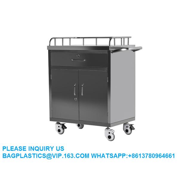 Lab Furniture Supplies Factory Customized 5 Doors Metal Stainless Steel Cabinet For Laboratory