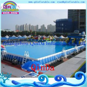 Cheap 2015 new removable above ground steel frame swimming pool wholesale