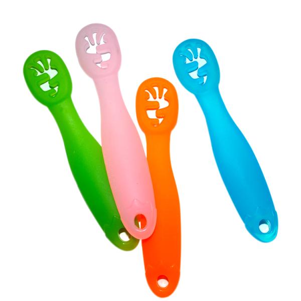 Leakproof Silicone Baby Teether Food Grade Spoon For Kids Toddlers Infants