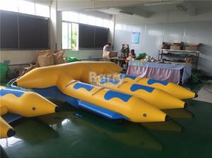 China 0.9mm PVC Tarpaulin Material Gonflable Flyfish Inflatable Flying Fish Water Ski Tube Towable on sale