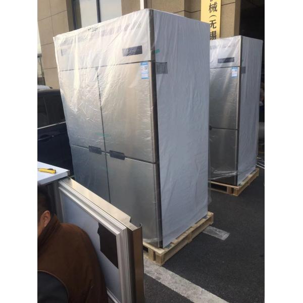 850w Large Commercial Upright Freezer 45 Trays 220v 6 Door Upright Freezer