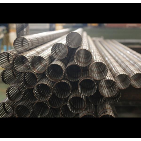 Round Perforated Metal Pipe Water Well Wire Wrap Screens And Prepack Screens