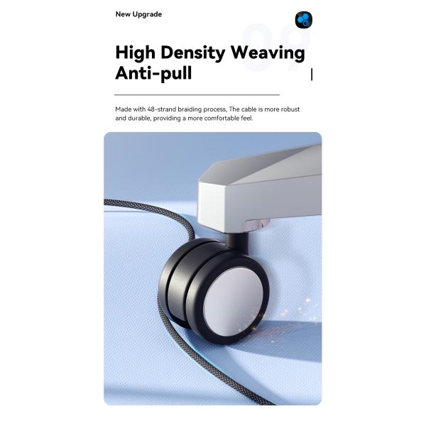 USB C To USB C Magnetic Cables 100W 1m 480Mbps ES-X53 Series