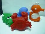 Bath Tub Squirting Water Animal Toys , Solf Plastic Vinyl Sea Life Creatures