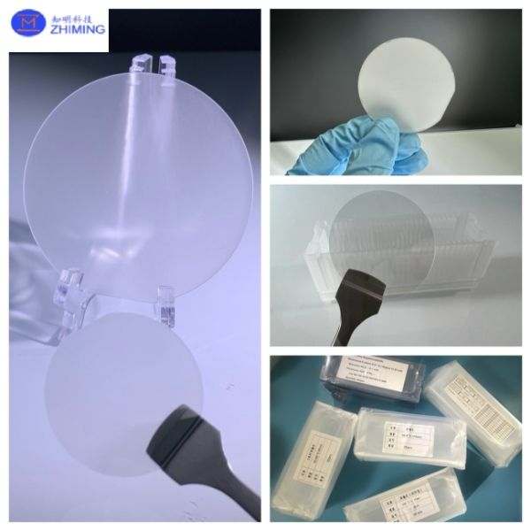 Sapphire Wafer 2inch C Axis 100um DSP Customized Design Available