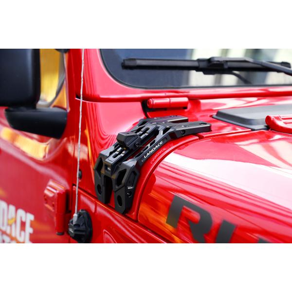 Off Road Car Wrangler JL A Pillar Light Hood Mount Bracket Aluminum Alloy 235*130*100mm