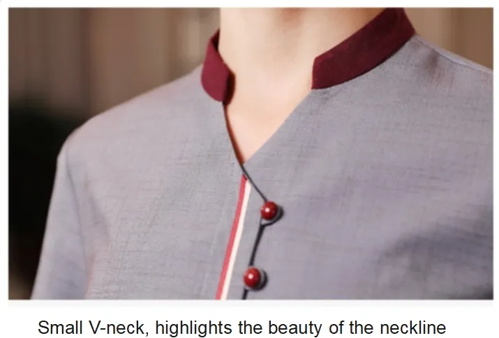 Wholesale Quality Custom New Design Housekeeping Uniform Polo T-Shirt Cleaning Lady Uniforms