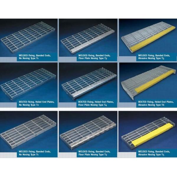 Hot dip galvanizing galvanized outdoor steel grating stair treads