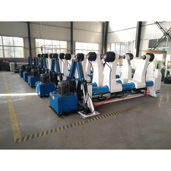 RINO Corrugated Board Production Line , 220V/380V Hydraulic Mill Roll Stand