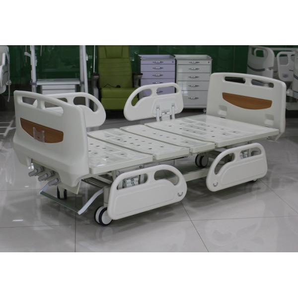 Medical Manual Hospital Bed 3 Function Low Maintenance For General Wards Surgical Units