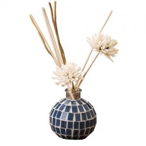 Cheap Luxury Glass Tiles Home Fragrance Reed Diffuser Plant Essential Oils For Gift wholesale