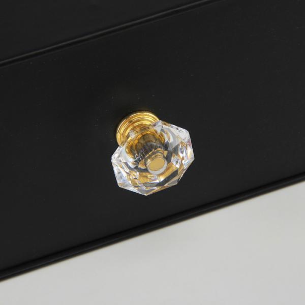 Handmade Luxury Hair Extension Packaging Box Black Cardboard Drawer Box