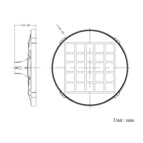 IP66 Die Casting Aluminum Solar Path light LUXEON 3030 Solar LED Garden Light 18650 Lithium Battery