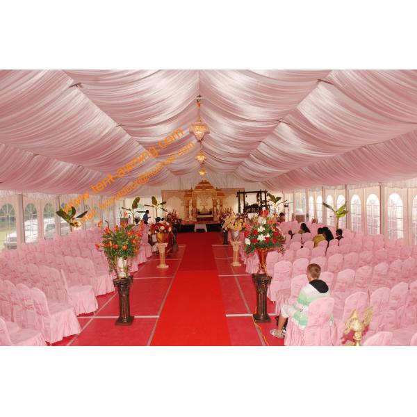 Clear Roof Tents for Wedding Party Event Aluminum Structure Fire Retardant Marquee
