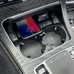 Type C Quick Charge Wireless Car Charger For Mercedes Benz C Class W205 C180