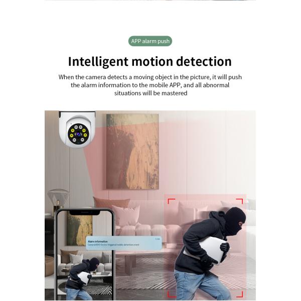 Smart Network Mini CCTV Wifi Camera Night Vision With Motion Detection Baby Monitor