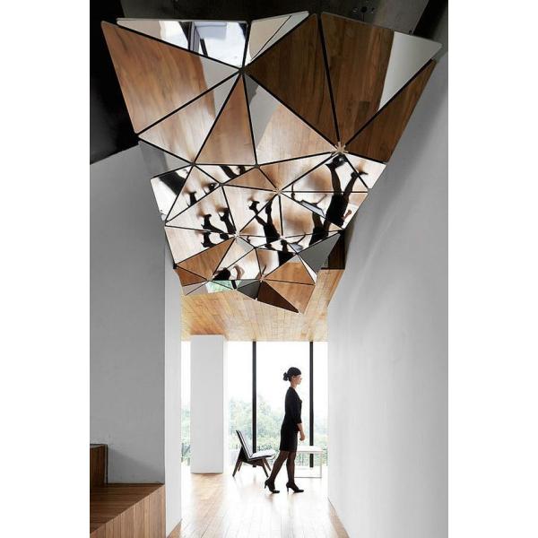 Rectangle Aluminium Ceiling Panel Tiles Sheet Fireproof Function