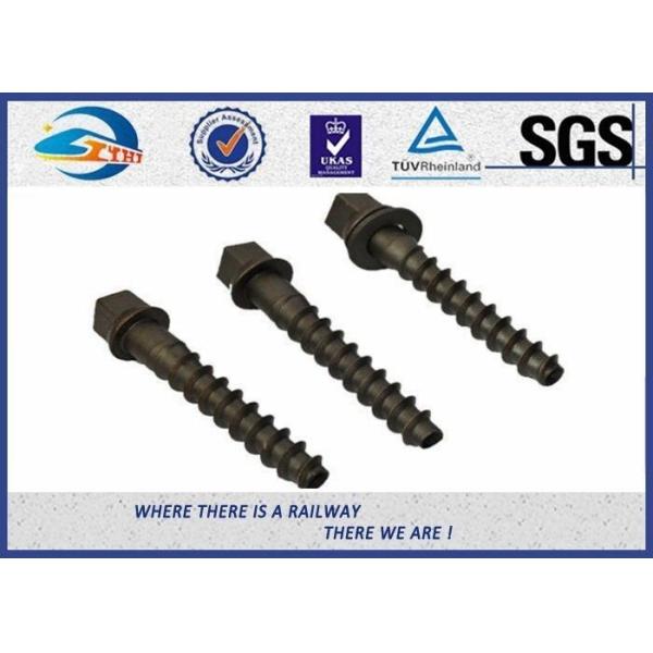 High Tensile Railway Sleeper Screws HDG Plain Oiled Wax Grade 5.6 Tirafondos