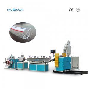 Cheap 75rpm Steel Reinforced PVC Hose Making Machine With 38CrMoAlA Screw Material wholesale