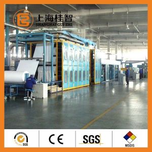 White PET Non Woven Rolls Spunlace Nonwoven Wipes Parallel Lapping