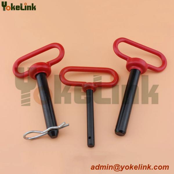 Heavy Duty Hitch Pins With Big Red Handle Fits Universal Tractor