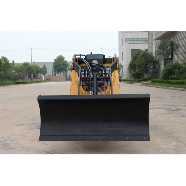 Snow dozer for mini skid steer loader