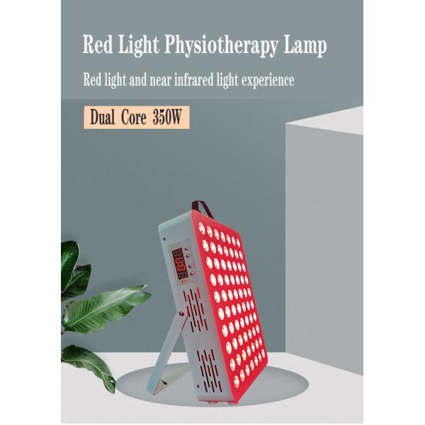 Red Light Therapy Device Physiotherapy Lamp, 850nm 660nm Near-Infrared Red Light Therapy for Body with 4 Dimming Levels