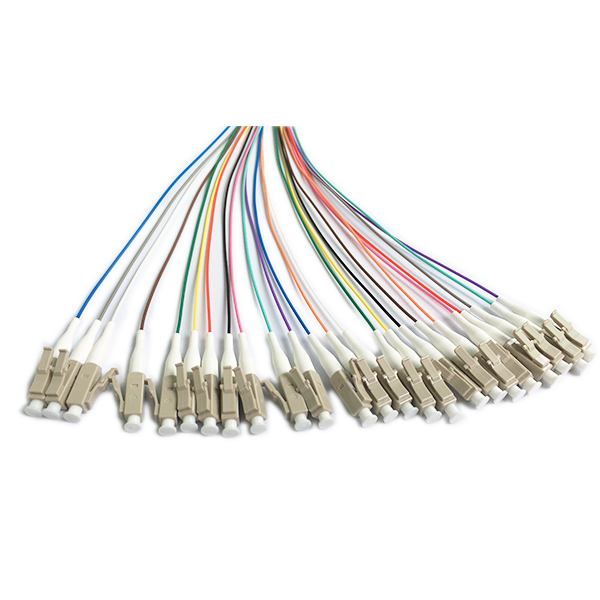 Multimode Fiber Optic Breakout Cable MPO / PC To LC / UPC Harness 0.9mm Hytrel For LGX Cassette