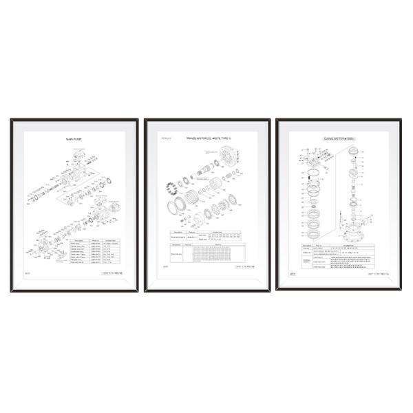 Belparts Excavator Spare Parts PC200-6 Air Condition Panel PC200-6 Conditioner