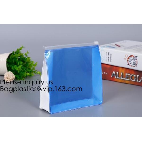 Clear Eva Pvc Bag With Zipper Swimwear Packaging Bag,Holographic Trendy Cosmetic Pvc Bag Portable Travel Makeup Bag