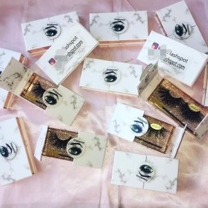 Cheap Reusable Glitter Paper Lash Packaging Box With Private Label wholesale