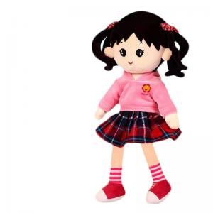Cheap 65cm Pink Little Girl Plush Doll Birthday Gift Doll Sleeping Pillow wholesale