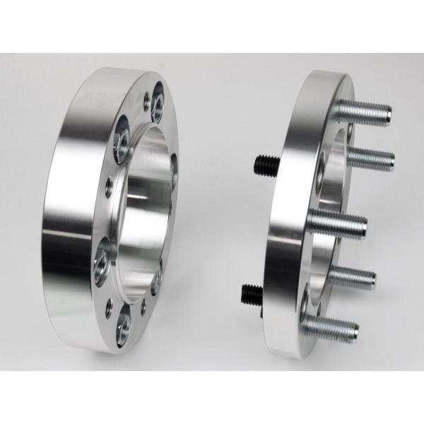 High Performance 50 Mm GMC Chevy / Cadillac Wheel Spacers 6 Lug To 5 Lug