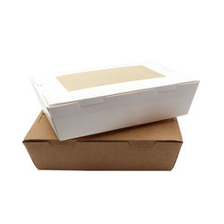 Greaseproof Printed Food Paper Gift Box White Kraft For Baking