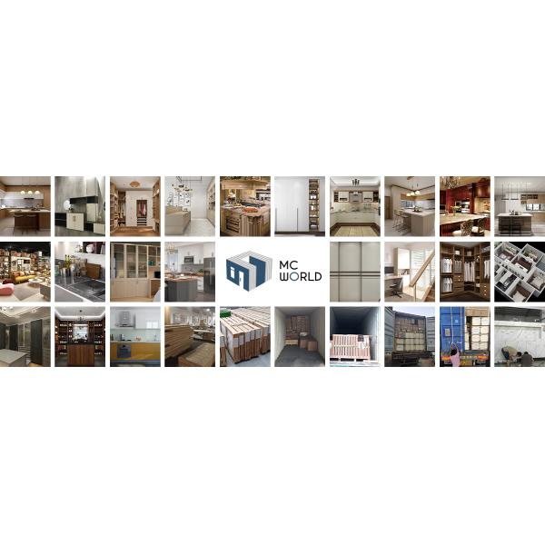 CE Black Kitchen Cabinets Modern With Particle Board & Plywood Materials Modern Kitchen Units