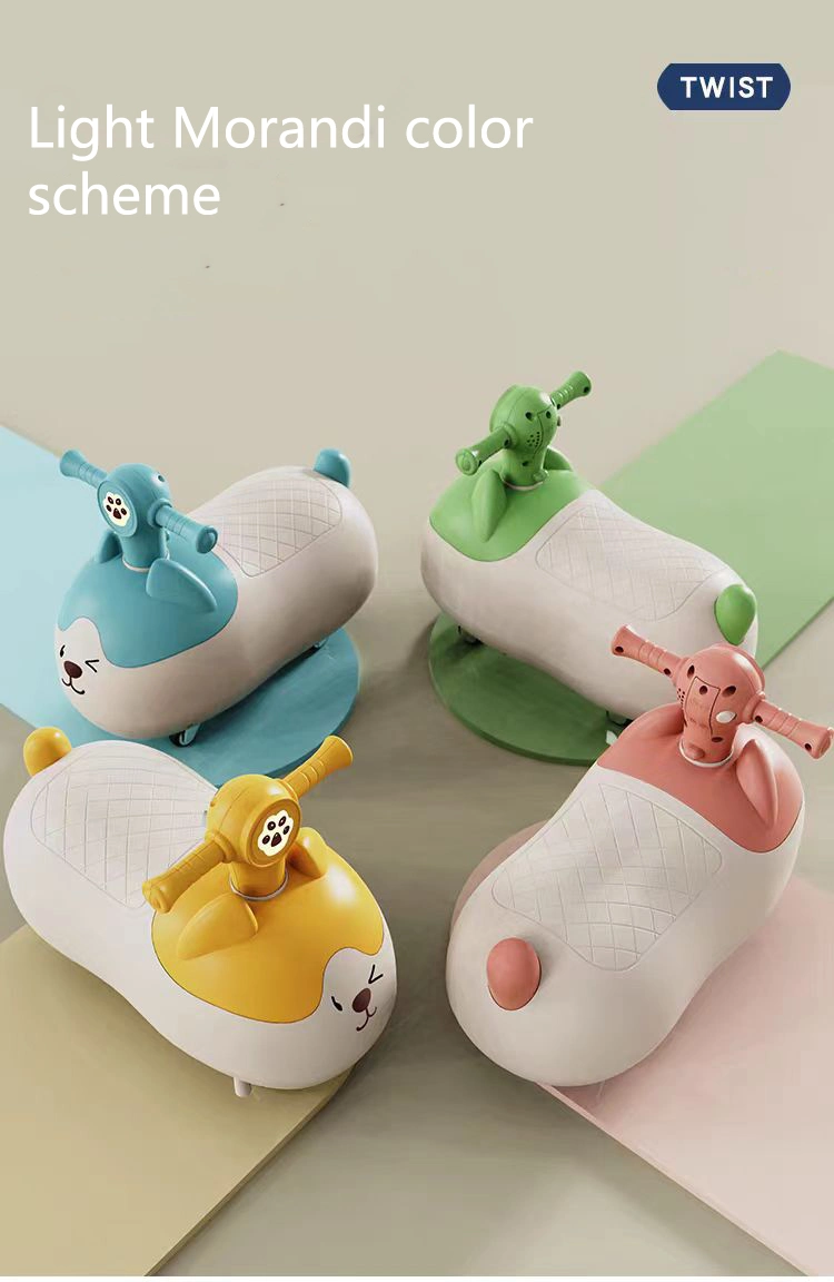 Kids Swing Car Girls and Boys Sliding Twister Car with Four Wheels Baby Ride on Toy Peanut Car