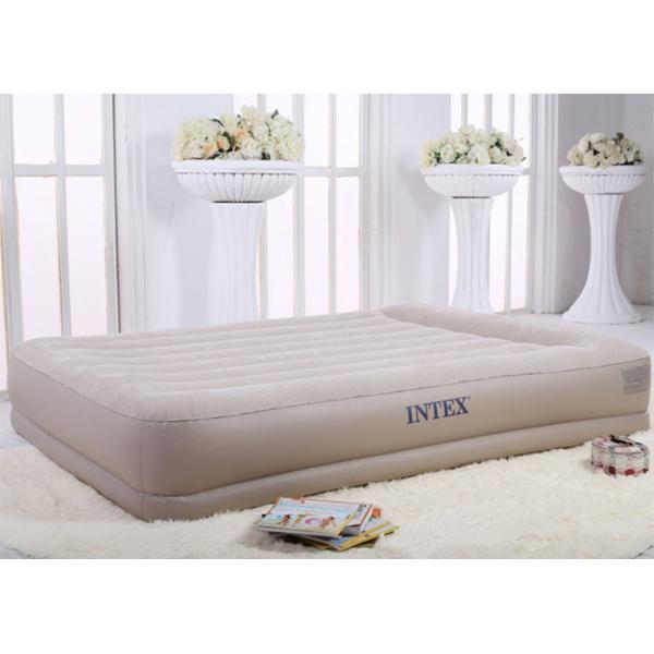 Fancy Raised Inflatable Double Bed Flocking suv air mattress Surface High Speed Deflation