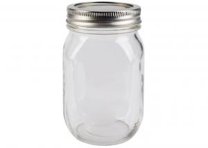Cheap Regular Mouth Ball Mason Jars Glasses WIthout Handle , 16oz Mason Canning Jars wholesale