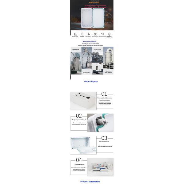 Customized IP67 high-end sealed waterproof junction box
