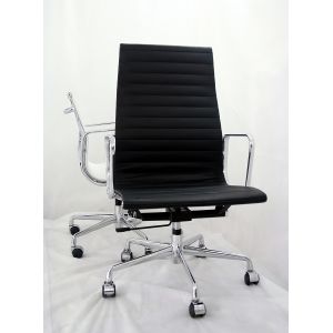 Heat Embossed Ribbing Ergonomic Conference Room Chairs With Removable Armrests