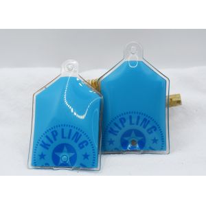 Personalised Car Keyrings TPU Soft Plastic Keychains Transparent