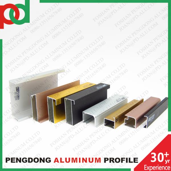 Customizable Extrusion Technology Manufacture Aluminium Profiles For Glass Door Kitchen Cabinet Wardrobe MDF Melamine